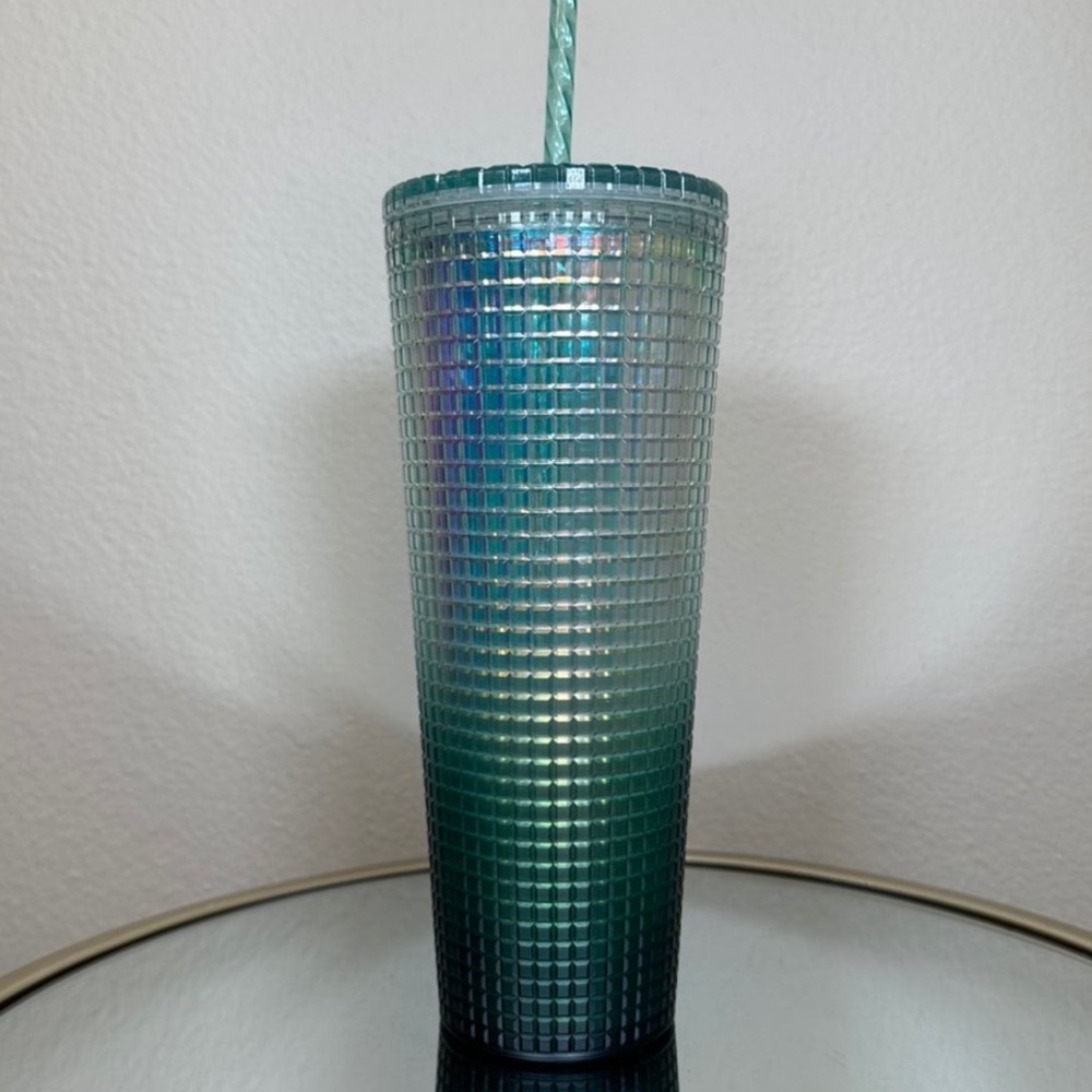STARBUCKS 2023 Ombré Disco Grid Gradient Tumbler